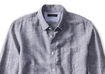 Banana Republic Linen/Cotton Dot Button Down | Most Wanted Affordable Style - May 2015 on Dappered.com