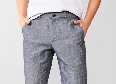 GAP Linen/Cotton Pants in Straight or Slim | Dappered.com