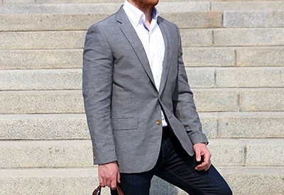 J. Crew Factory "Slub Linen" Suit Jacket | The Best Looking Affordable Blazers of Spring 2015 on Dappered.com
