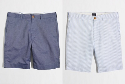 J. Crew Factory Sunwashed Oxford Cloth Shorts | Most Wanted Affordable Style - May 2015 on Dappered.com