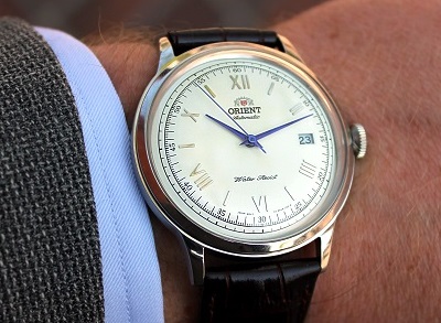Orient Vintage-Look White Dial Bambino | 12 Worthy Watches for Grads or Dads - 2015 by Dappered.com