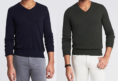 BR Silk/Linen V-Neck Sweater | Dappered.com