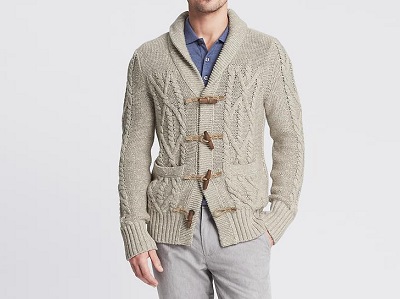 BR Heritage Cable-Knit Toggle Cardigan | Dappered.com