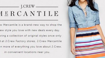 The 1st “J. Crew Mercantile” Store Opening Soon