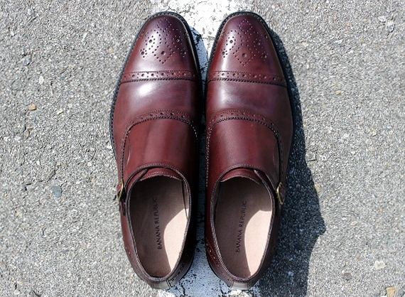 In Review: The Banana Republic Italian Leather Single Monk | Dappered.com