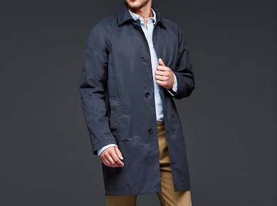 GAP Cotton/Nylon Mac | August's 10 Best Bets for $75 or Less on Dappered.com