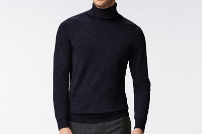 Illya's Turtleneck: UNIQLO Extra Fine Merino Navy | Steal the Style: The Man from U.N.C.L.E. by Dappered.com