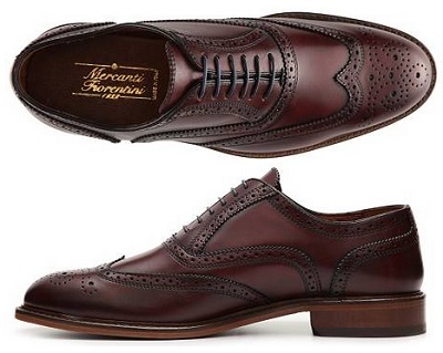 Mercanti Fiorentini Burgundy Wingtips | Most Wanted Affordable Style - September 2015 by Dappered.com