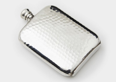 English Pewter Hammered Flask | August's 10 Best Bets for $75 or Less on Dappered.com
