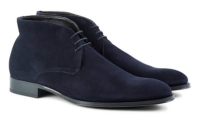 Suitsupply Navy Suede Chukka | 10 Affordable Pairs of Slim Sole Dress Chukkas on Dappered.com