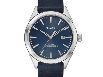 Timex Blue-on-Blue Dress Watch | Autumnal Temptation - Best Looking 2015 Fall Arrivals for Men on Dappered.com