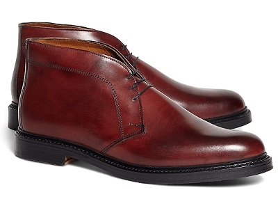 Burgundy Made in the USA Chukkas | Brooks Brothers 25% off Friends & Family - Picks for Men on Dappered.com