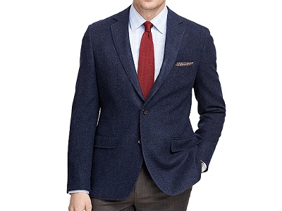 Fitzgerald Fit Washed Lambswool Sportcoat | Brooks Brothers 25% off Friends & Family - Picks for Men on Dappered.com