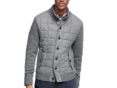 Brooks Brothers Lambswool Quilted Jacket