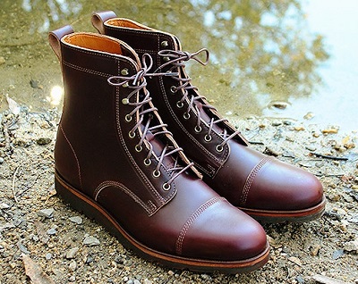 Best Use of Horween's Famous Color #8 CXL: Rancourt x Huckberry Boots | Best of the Month on Dappered.com