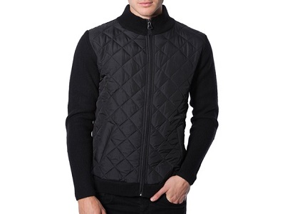 Bond's Mountain Jacket: 7 Diamonds Quilted Panel Lambswool | Steal the Style: SPECTRE on Dappered.com
