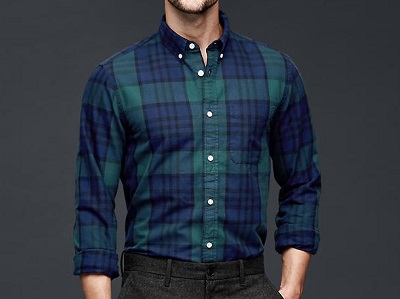 GAP Blackwatch Button Down Shirt | Most Wanted Affordable Style - November 2015 on Dappered.com