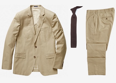 Bond's Desert Suit & Tie: Bonobos Fairfax & TheTieBar Tie | Steal the Style: SPECTRE on Dappered.com