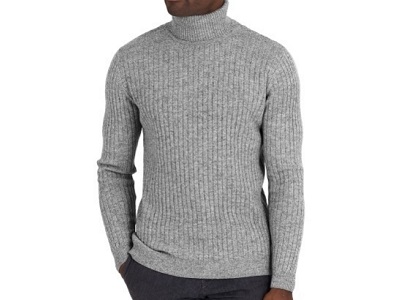 Bond's Turtleneck: Woolover's Ribbed Lambswool Turtlneck | Steal the Style: SPECTRE on Dappered.com
