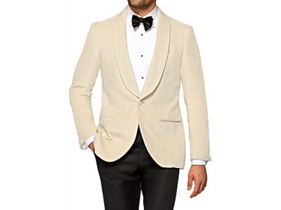 Bond's Dinner Jacket: Suitsupply Shawl Collar Cotton/Linen | Steal the Style: SPECTRE on Dappered.com