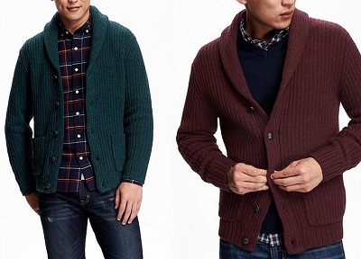 Old Navy Chunky Shawl Collar Cardigan | 10 Best Bets for $75 or Less on Dappered.com