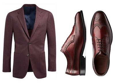 Burgundy. Not bright red. Burgundy. | 5 Colors to change up your Winter Wardrobe on Dappered.com