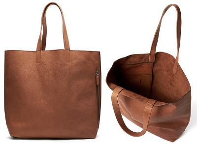 BR Leather Side Zip Tote | Dappered.com