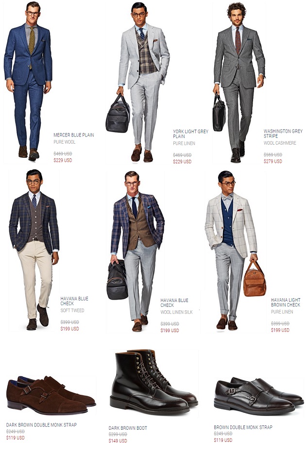 The Suitsupply Online outlet is BACK | Dappered.com