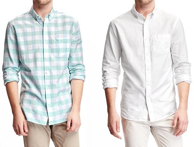 Old Navy Summer-weight Slim Fit Oxford Shirts | Spring Temptation: New Affordable Men's Style Arrivals for 2016 on Dappered.com