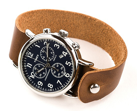 Form Function Form Horween Leather Timex Chronograph from Huckberry.com