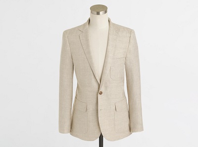 JCF Partially Lined Linen Sportcoat