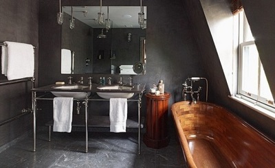 Masculine Bathroom from EHDany.com