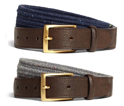 Brooks Brothers Stretch Donegal Belt