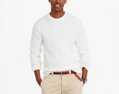 WandB white sweater