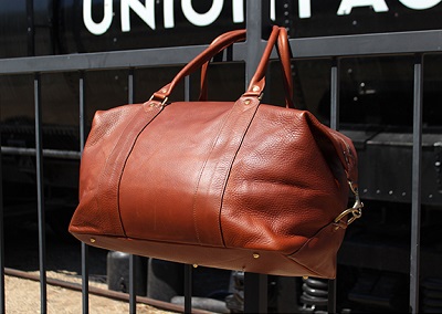 Blue Claw Co “Bronson” Leather Weekender