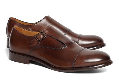 Brooks Brothers Made in Italy Single Monk Straps