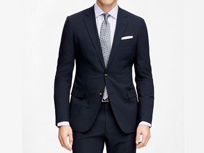 Brooks Brothers Fitz. Fit BrooksCool Full Canvas Suit