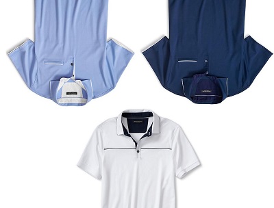 BR Luxe Touch Piped & Striped Polos