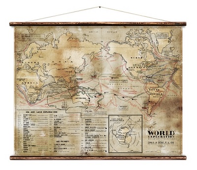 World Exploration Map by Erstwhile