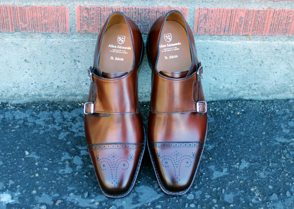 AE St. John's Double Monk Strap on Dappered.com