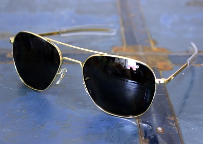 Made in the USA American Optical Original Pilot Sunglasses