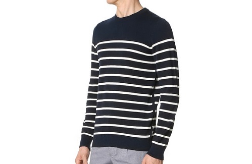 Ben Sherman Breton Stripe Cotton Sweater