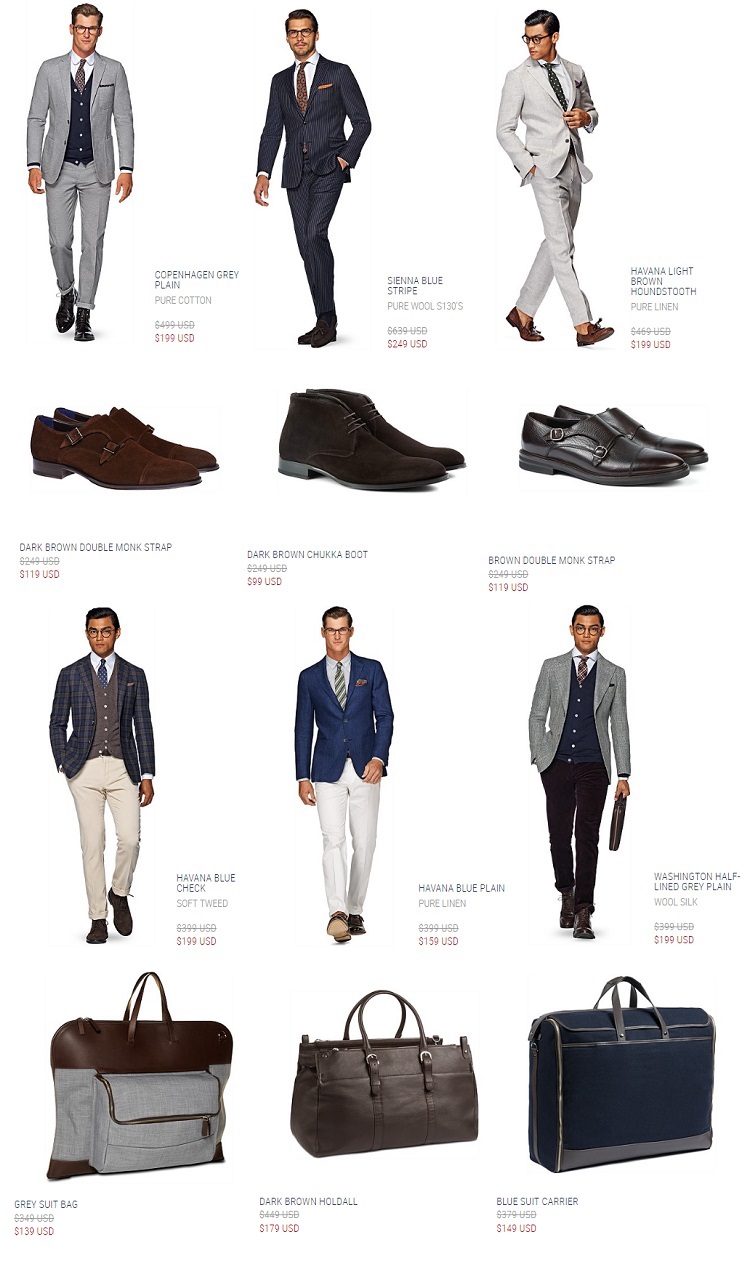suitsupply outlet 2016 selections suits shoes jackets bags