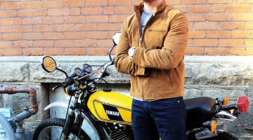 In Review: The J. Crew Factory Suede Cafe Racer Jacket