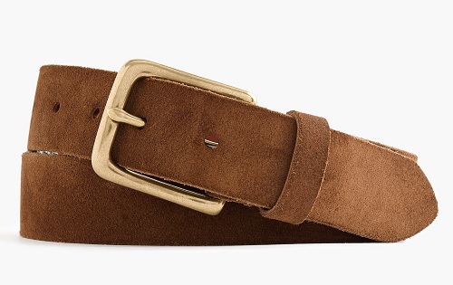 J. Crew Made in the USA Suede Belt