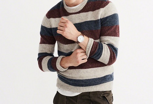 A&F Wool Striped Sweater