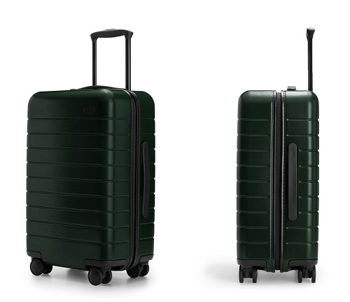 Away luggage carry-on in green