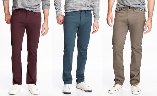 Old Navy Built-In Flex Brushed Twill Slim Pant