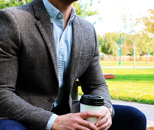 A Sportcoat/Blazer in a Fall Appropriate, Textured Fabric