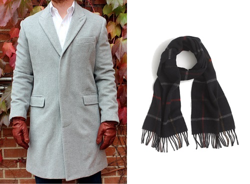 J. Crew Topcoat and Scarf